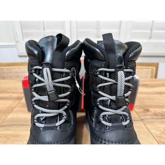 Storm By Cougar Cardiff Winter Black Boots Size 8 NIB Textile Upper Waterproof - Picture 5 of 15